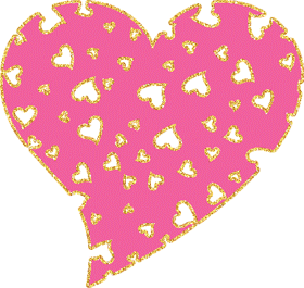 Gif animé coeur rose